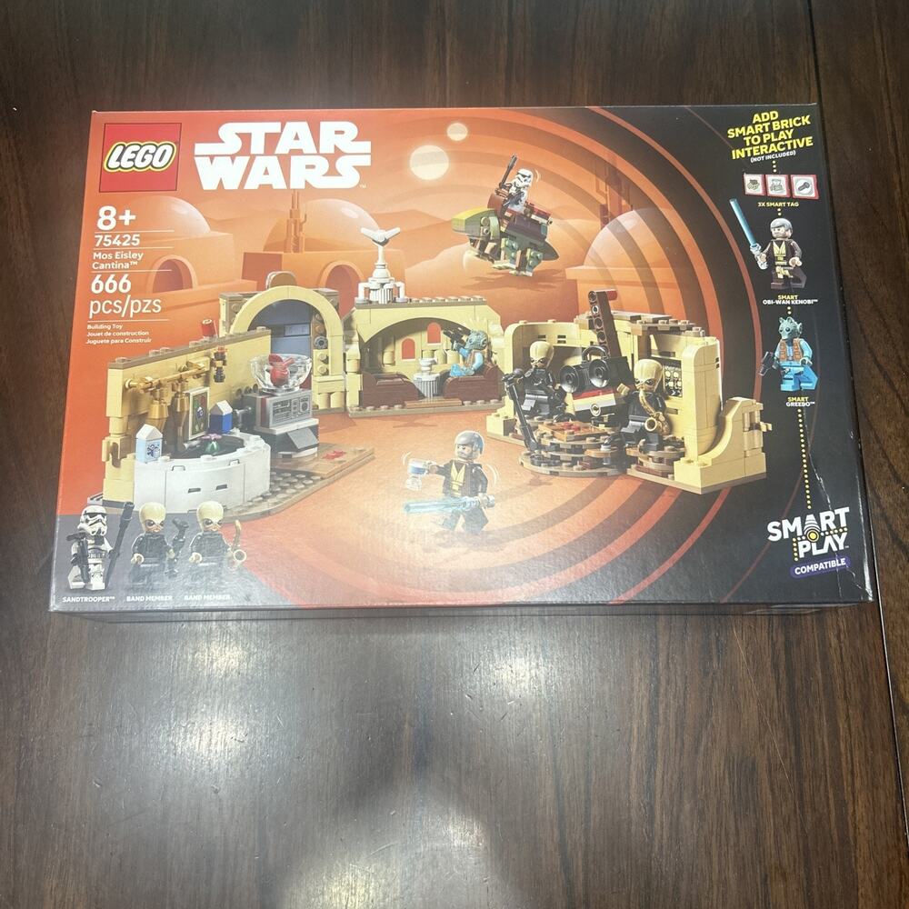 LEGO Star Wars SMART Play: Mos Eisley Cantina Toy Building Set - 75425 -Sealed